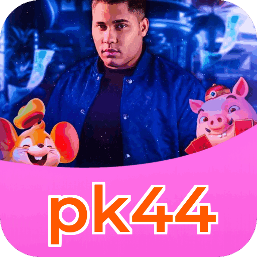 Passo a passo visual mostrando processo de download e instalação do aplicativo pk44